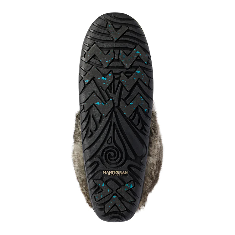 Manitobah Women's Waterproof Keewatin Suede Mukluks - Charcoal