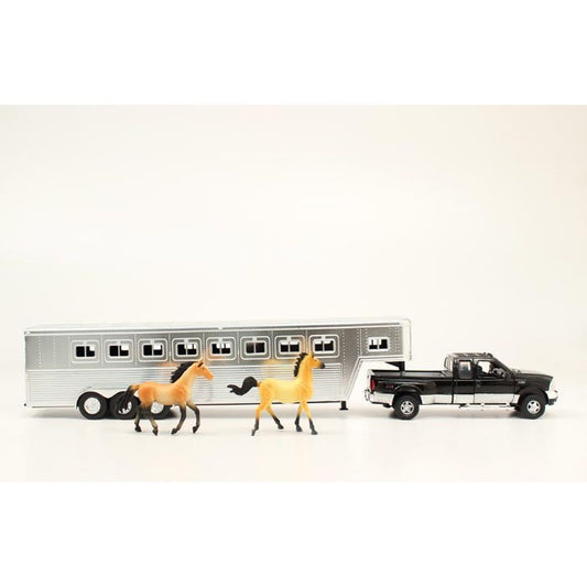 BigTime Rodeo Truck Trailer & Horse Figurine Set