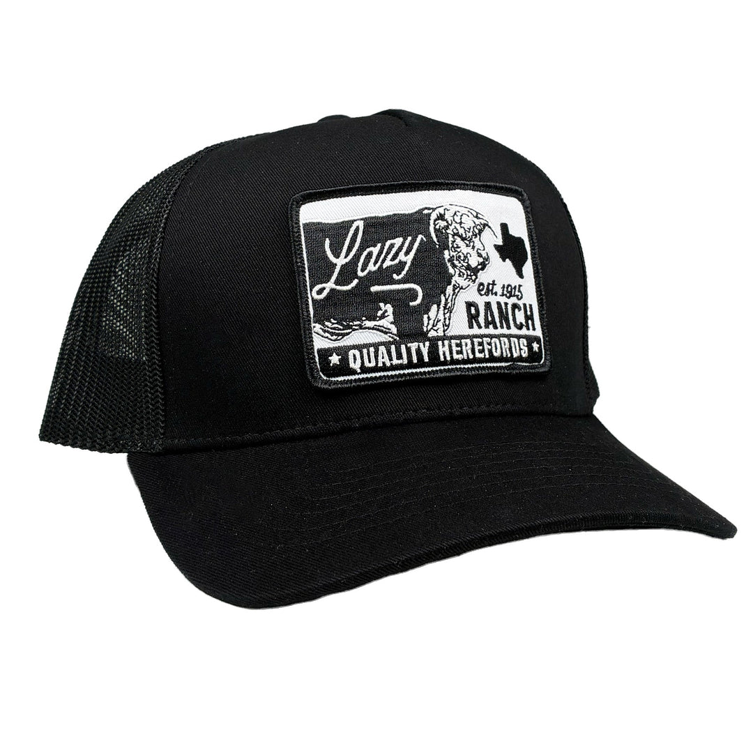 Lazy J Black Legado Curved Bill Trucker Hat