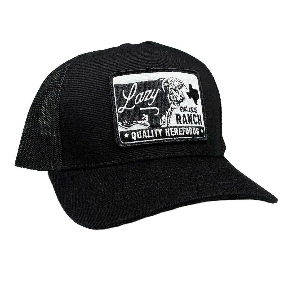 Lazy J Black Legado Curved Bill Trucker Hat