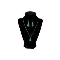 Blazin Roxx Earring and Necklace Set- Turquoise