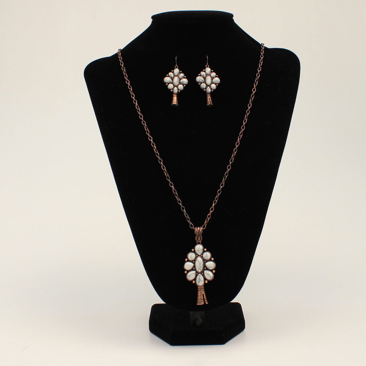 Blazin Roxx Marble Bead Necklace Set - Copper