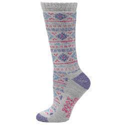 M&F Boot Doctor Women's Merino Medium Southwest Socks- Grey