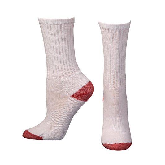 M&F Youth Boot Doctor Over the Calf  3 pack Socks- White/Red