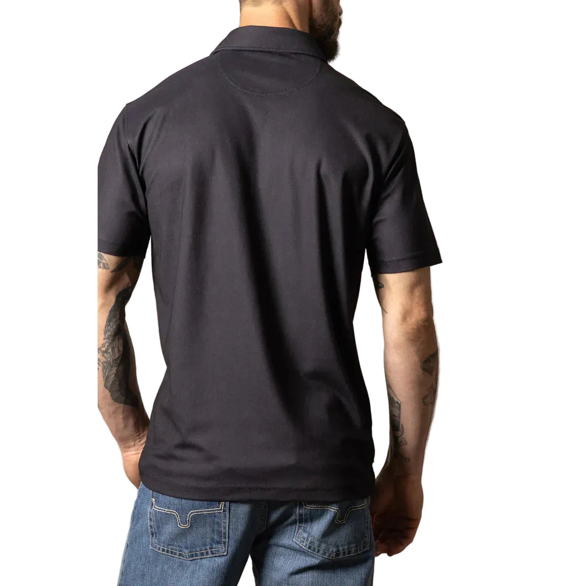 Kimes Men's Bowman Short Sleeve Polo - Black