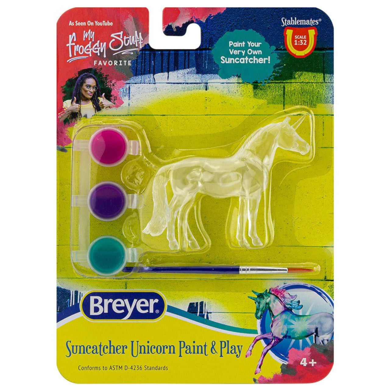 Breyer Kid's Suncatcher Unicorn Paint & Play