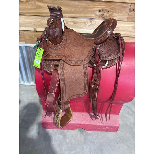 Irvine's 14" Association Saddle-Inlaid Seat