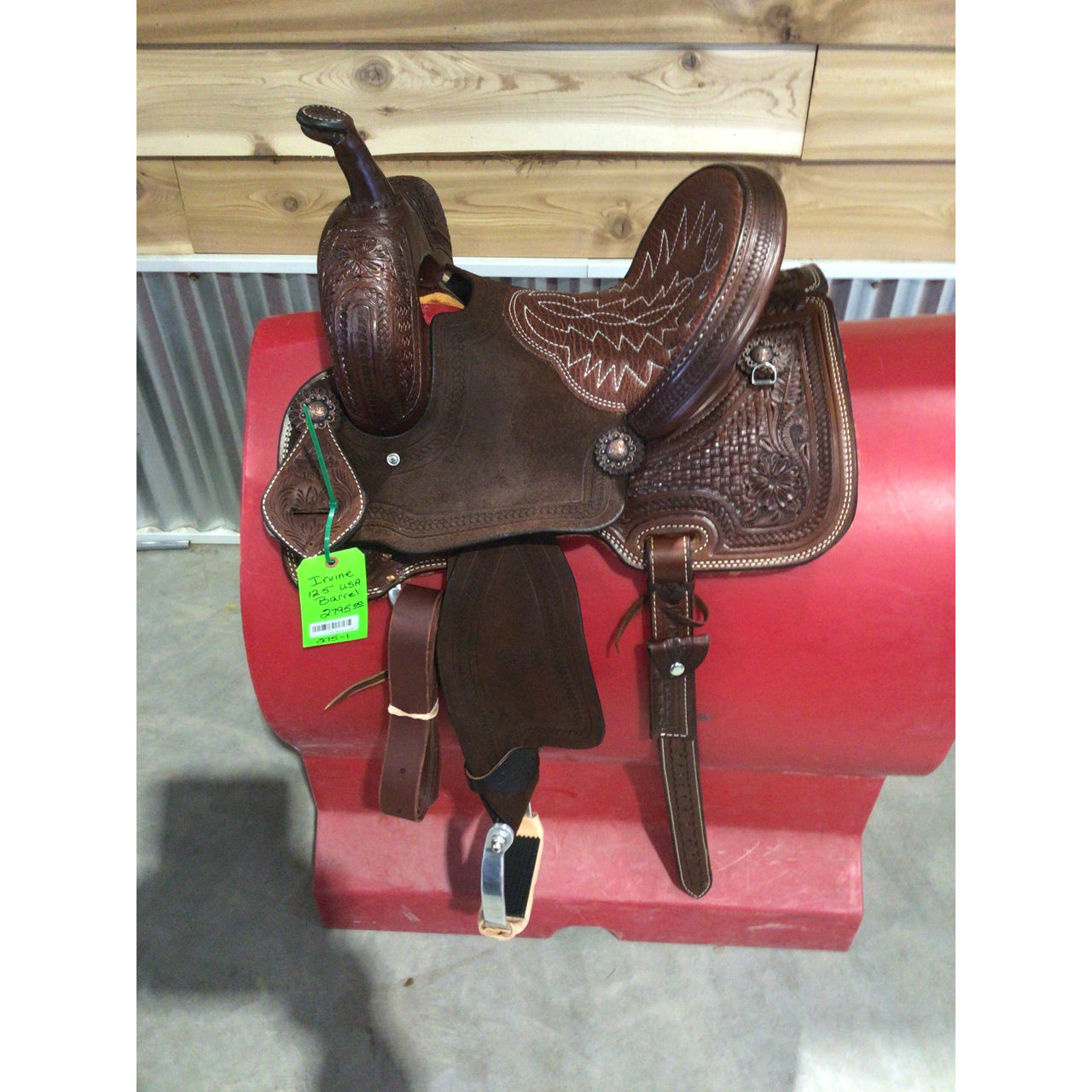 Irvine's 12.5" USA  Barrel Saddle