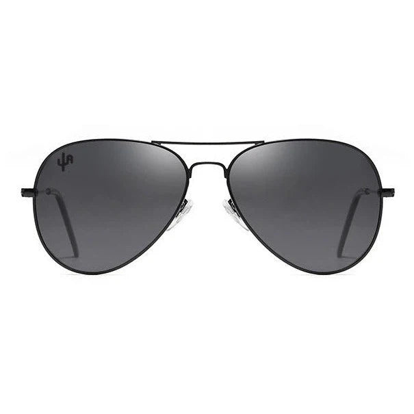 Cactus Alley Aviator Sunglasses - Black