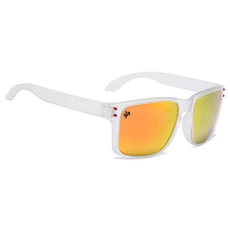 Cactus Alley The Matador Sunglasses - Red Orange/Clear