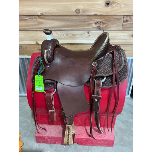 Irvine 16.5" Association Ranch Saddle-Chocolate