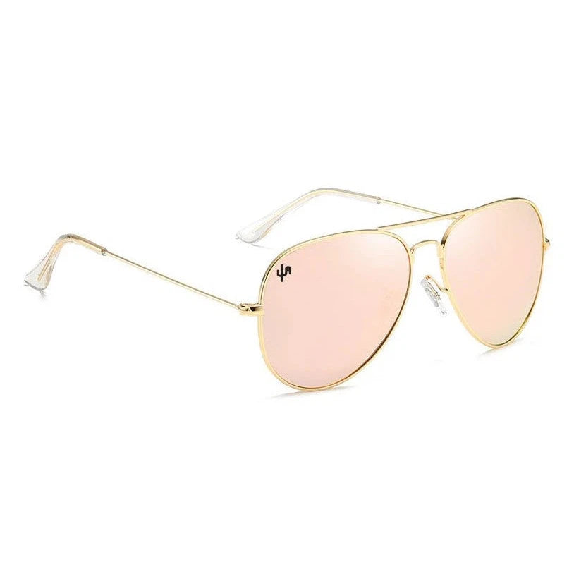 Cactus Alley Aviator Sunglasses - Pink