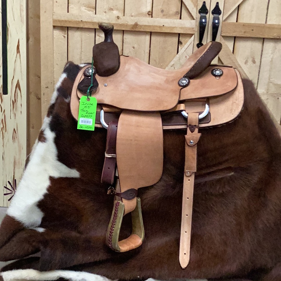 Irvine 15.5" Team Roping Saddle