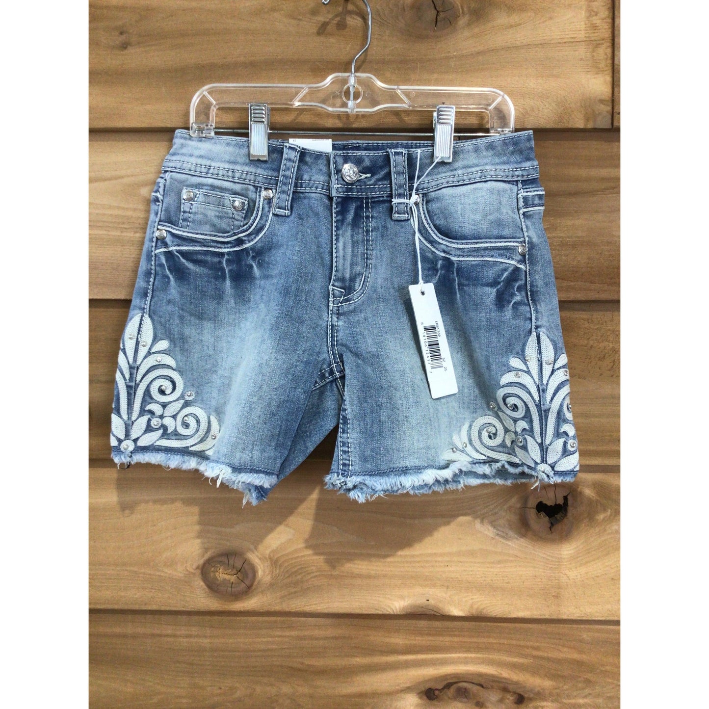 Grace in LA Women's Lace on Sides Shorts