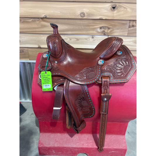 Irvine USA Custom 15.5" Cowhorse Saddle