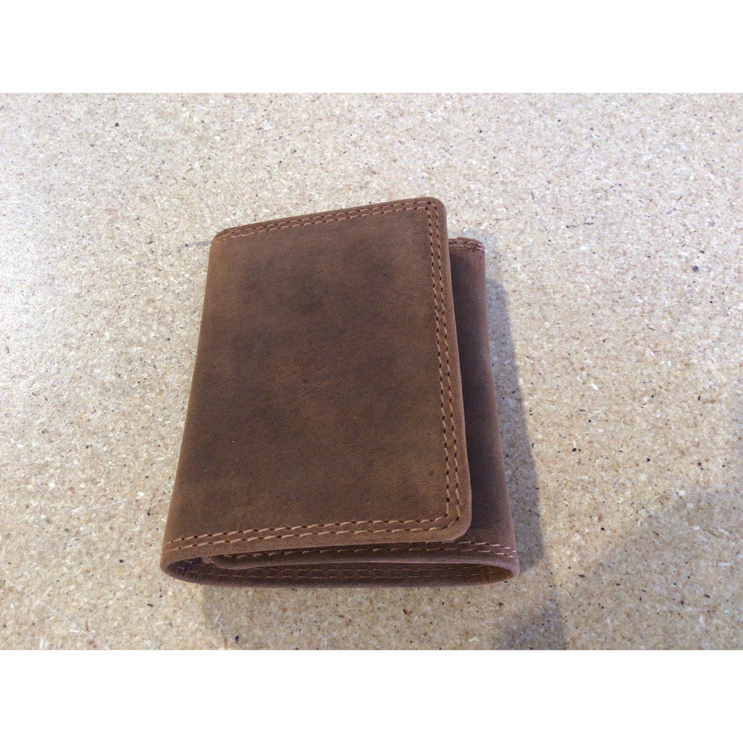Rugged Earth Fold Over Wallet-Tan