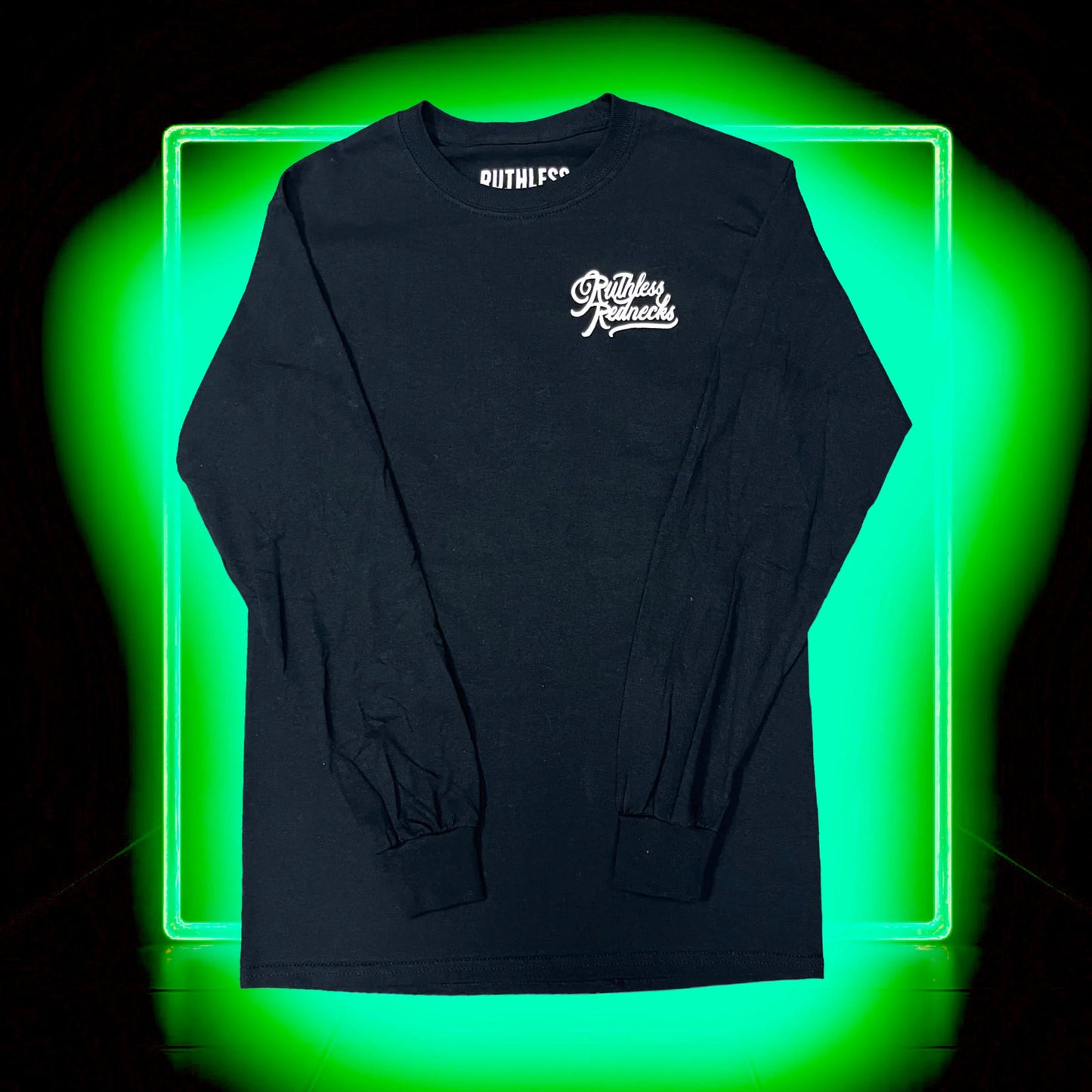 Ruthless Rednecks MBZF Whiskey Long Sleeve Tee Shirt - Black