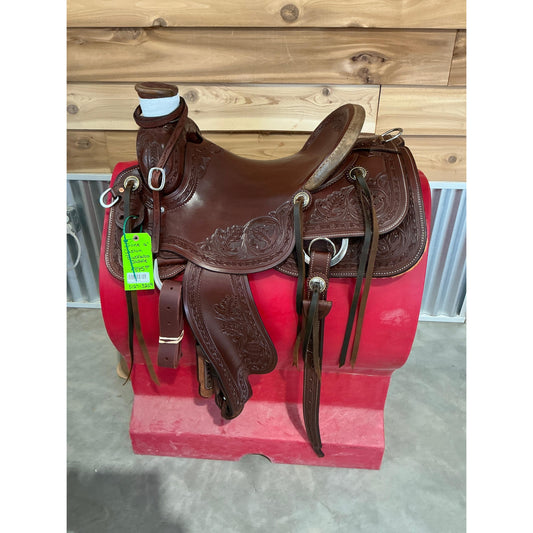 Irvine Custom  16"  Buckaroo Saddle - Irvine Tack & Western Wear