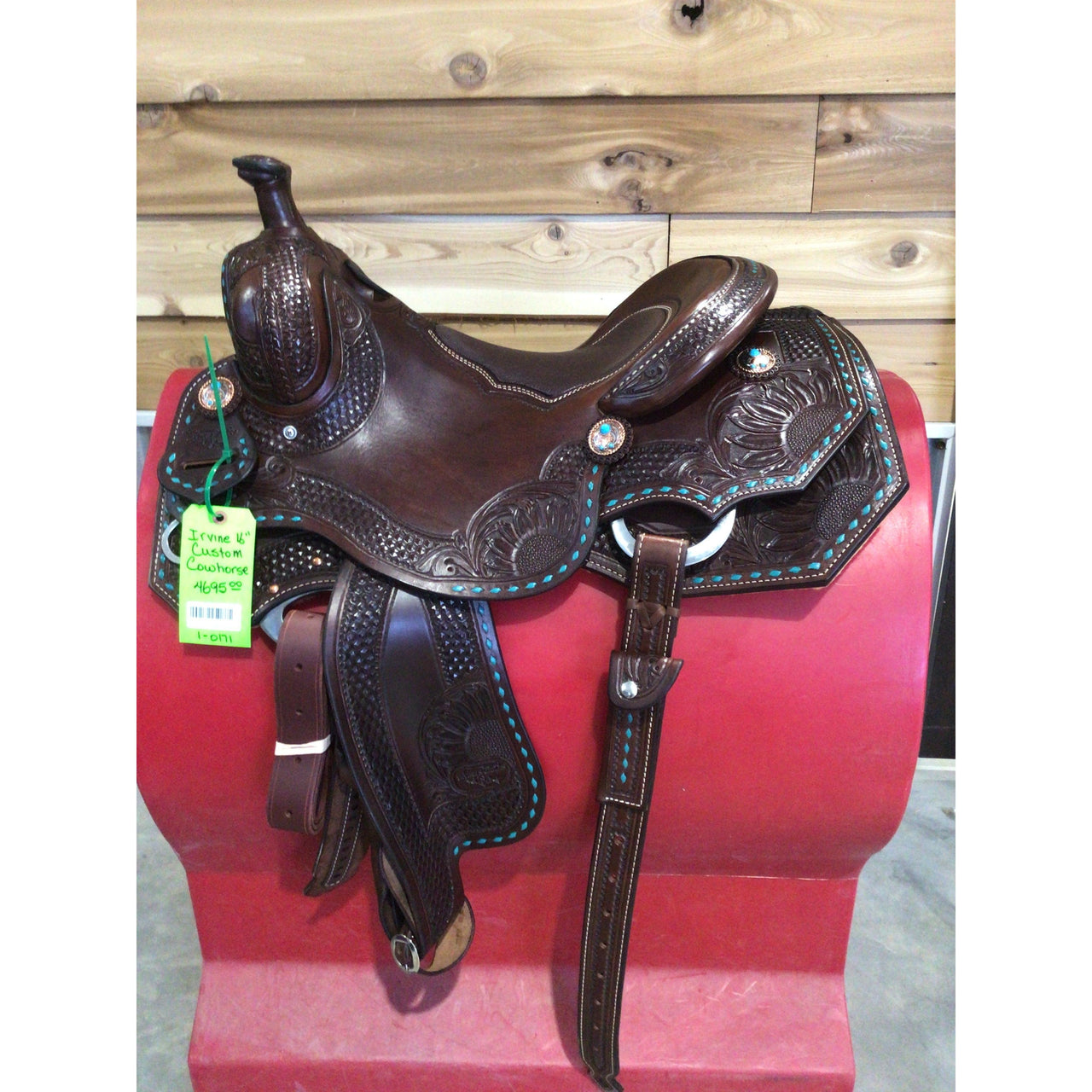 Irvine 16" Custom Cowhorse Saddle