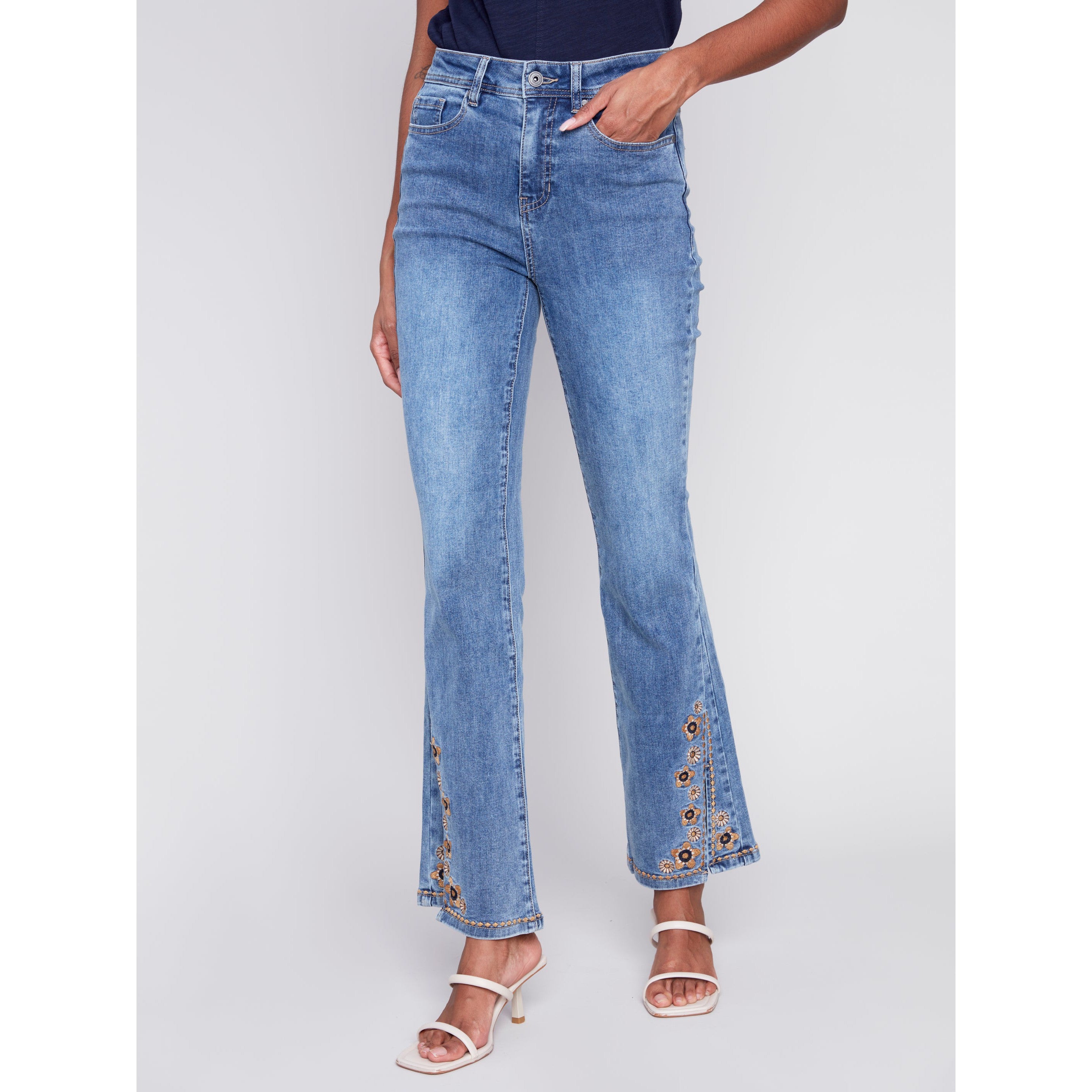 Bell bottom hot sale denim pants