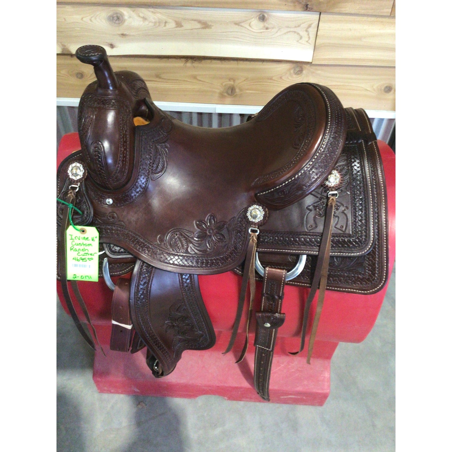 Irvine Custom 16" Ranch Cutting Saddle