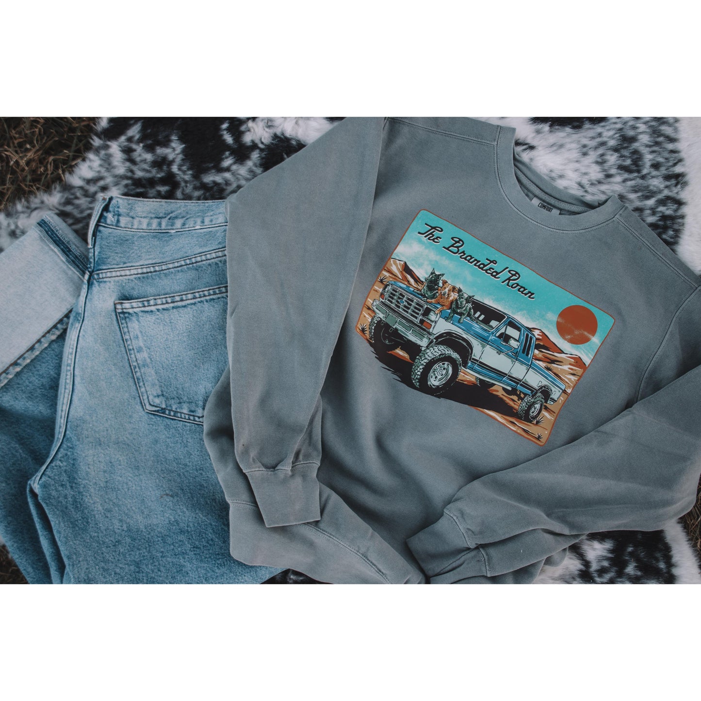 The Branded Roan - Farm Dogs Crewneck