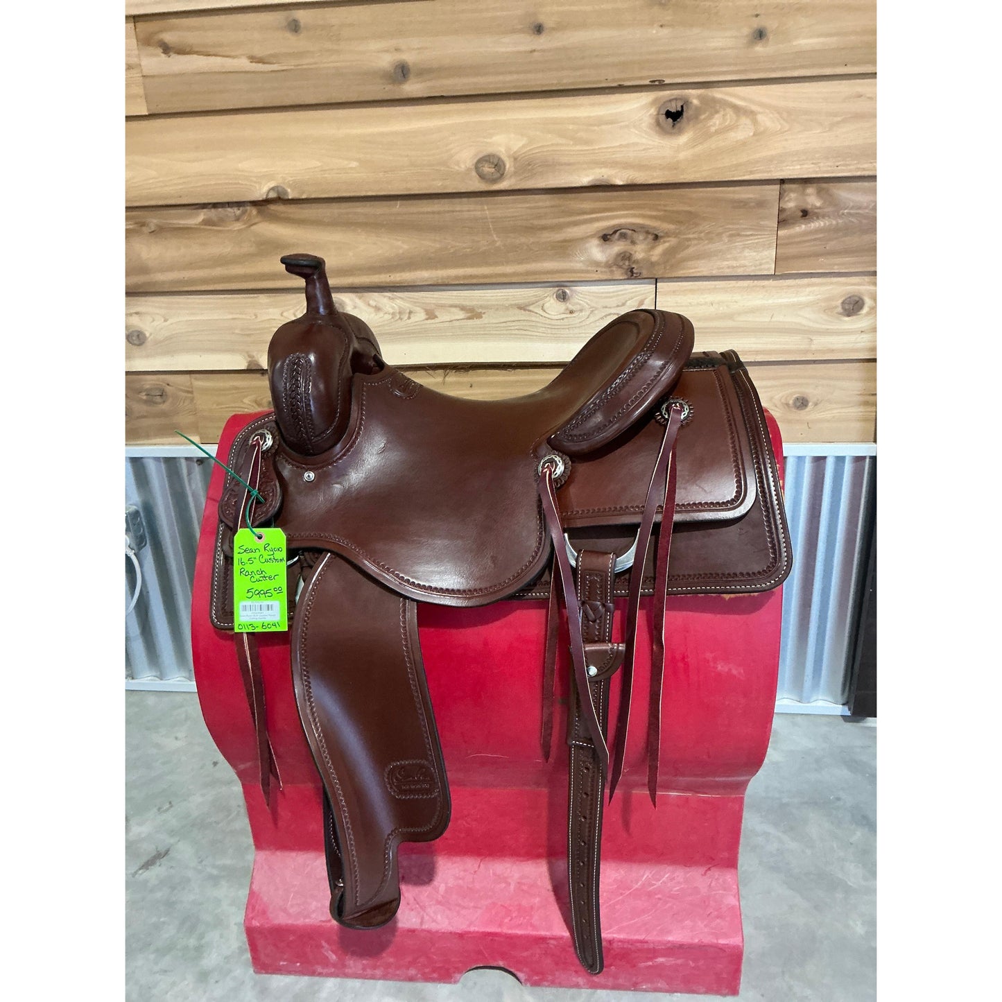 Sean Ryon 16.5" Custom Ranch Cutting Saddle