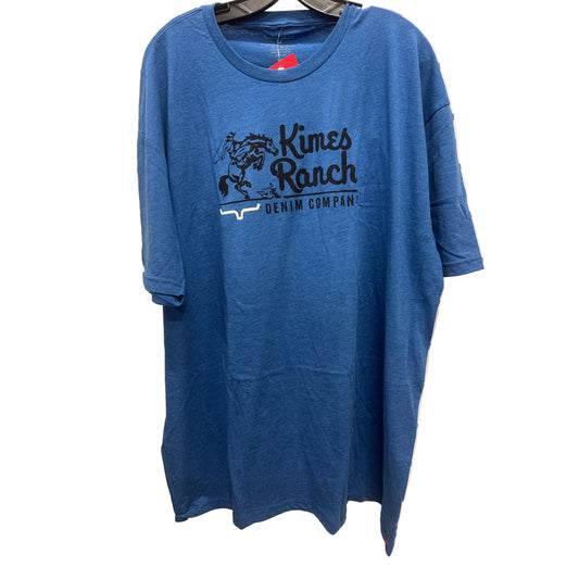 Kimes Men's Davona Dale Tee Shirt - Heather Cool Blue