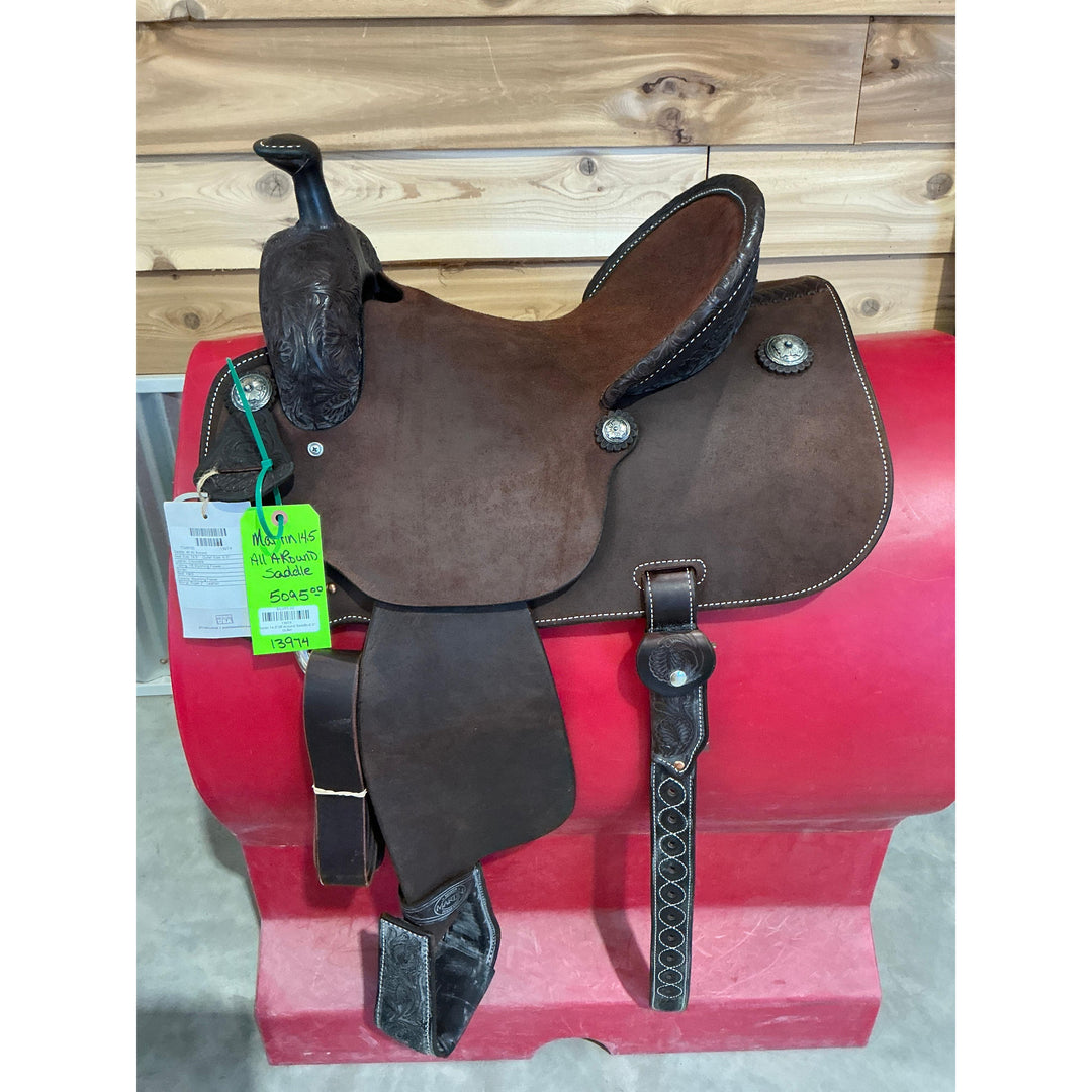 Martin 14.5"All Around Saddle-6.5" Gullet - Irvine Tack &amp; Western Wear