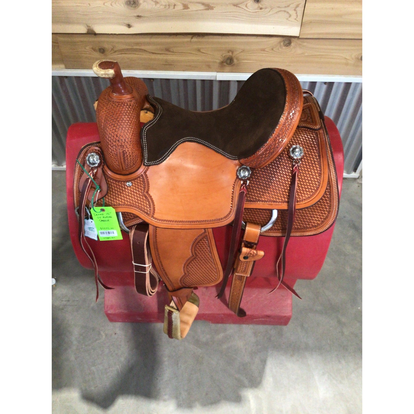 Irvine 15" Oy Roping Saddle