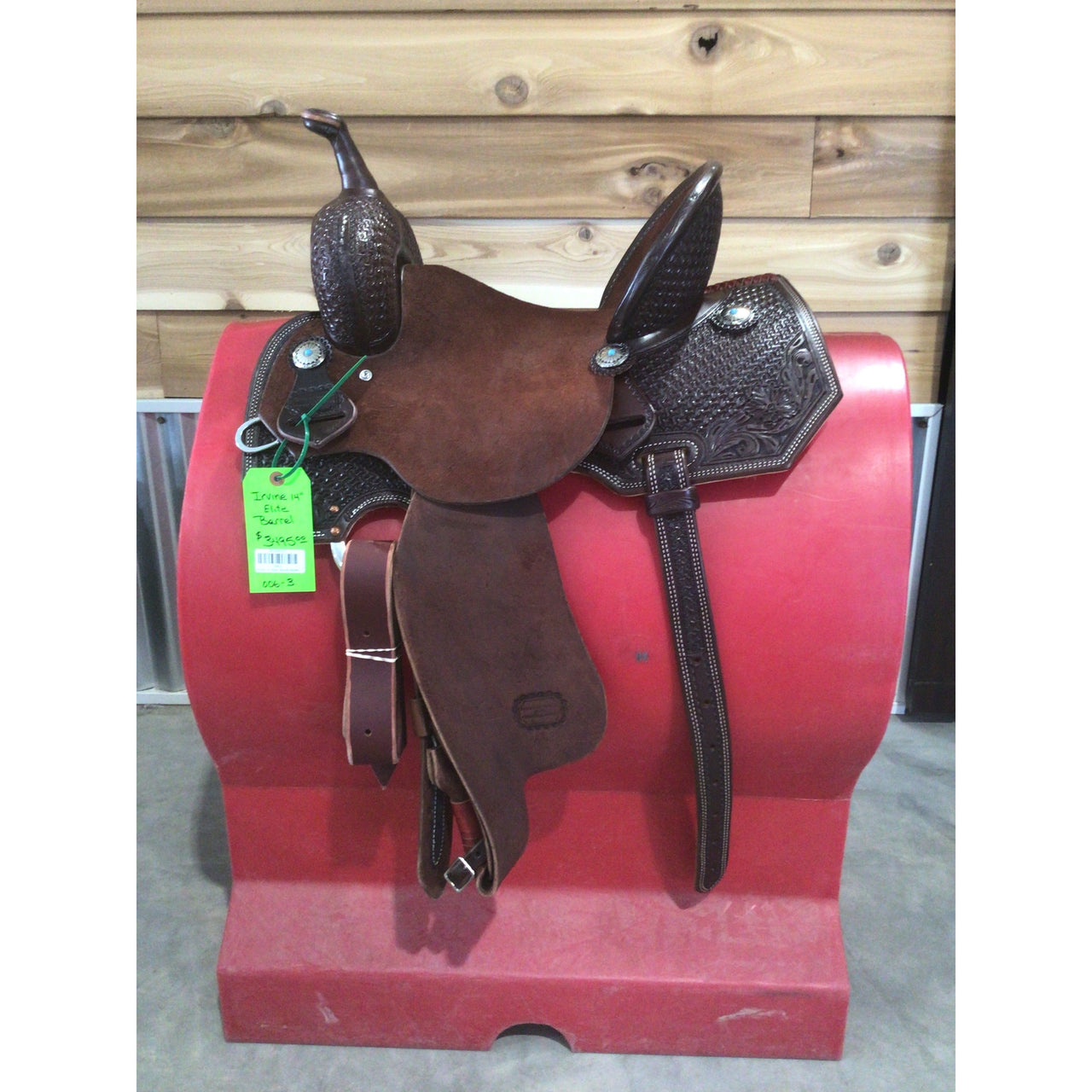 Irvine 14" Elite.  Barrel Saddle