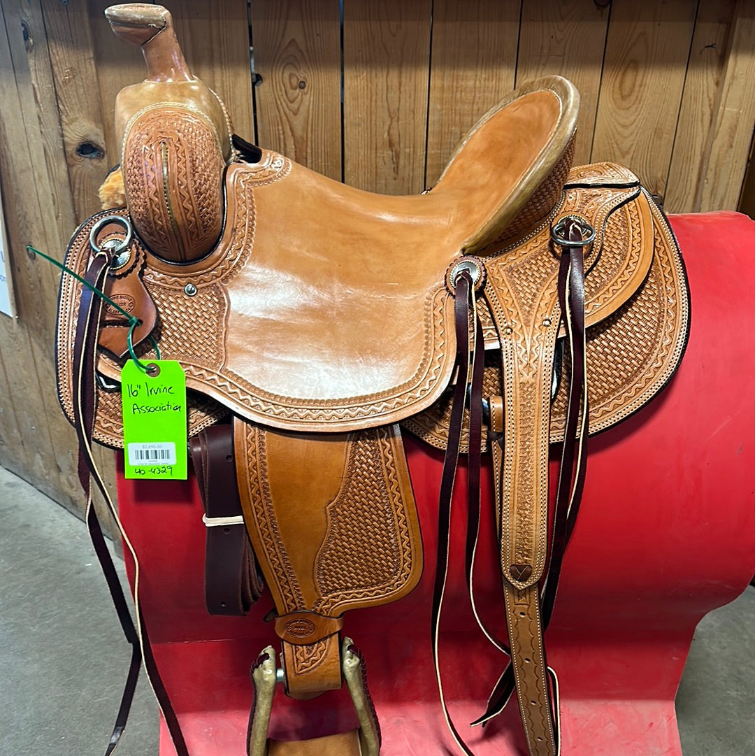 Irvine 16"  Association  Saddle