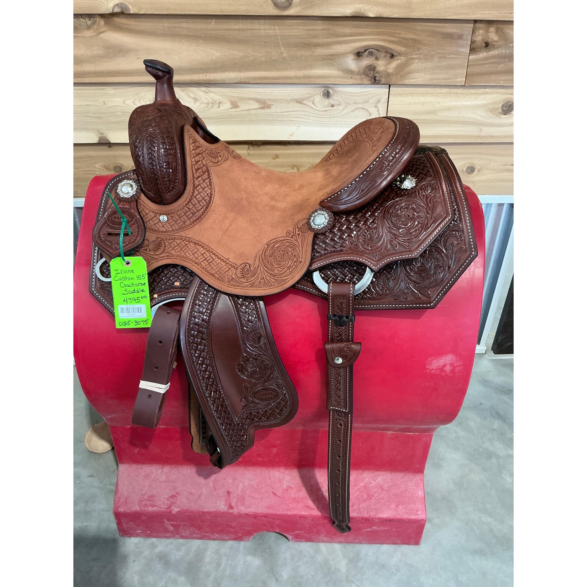 Irvine Custom 15.5" Cowhorse - Irvine Tack & Western Wear