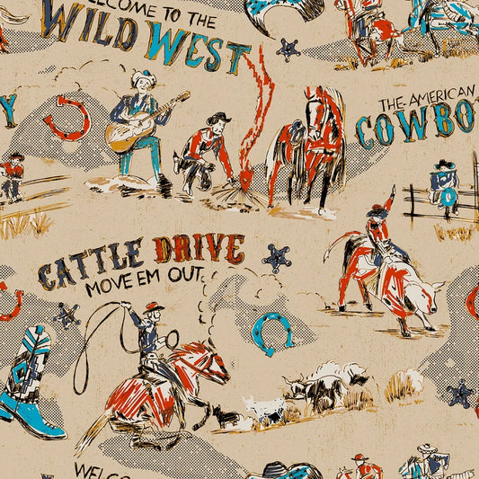 Ida Mae Home Cattle Drive Linen Quilt - Multiple Sizes