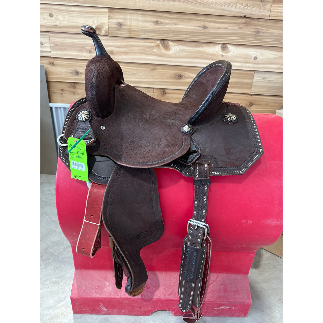 Irvine's 15"  Elite Barrel Saddle