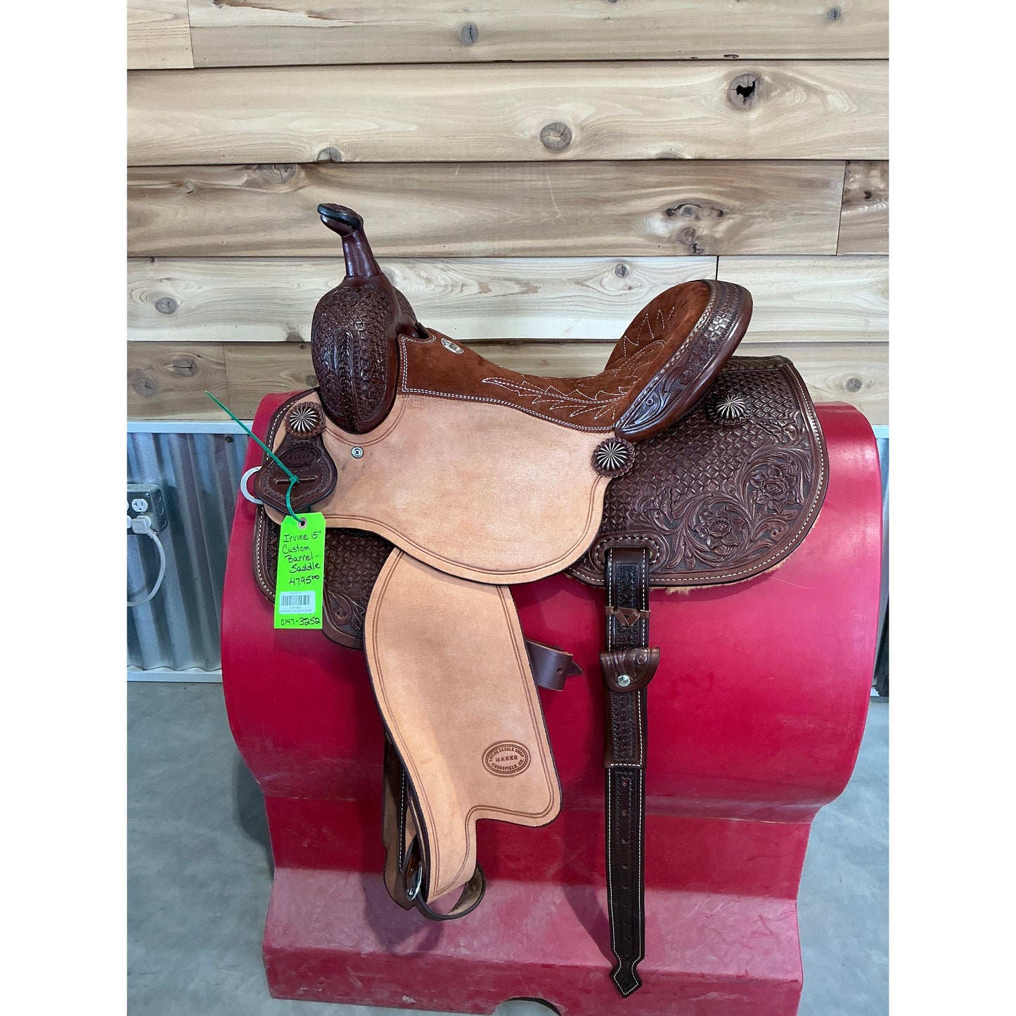 Irvine Custom  15" Barrel Saddle