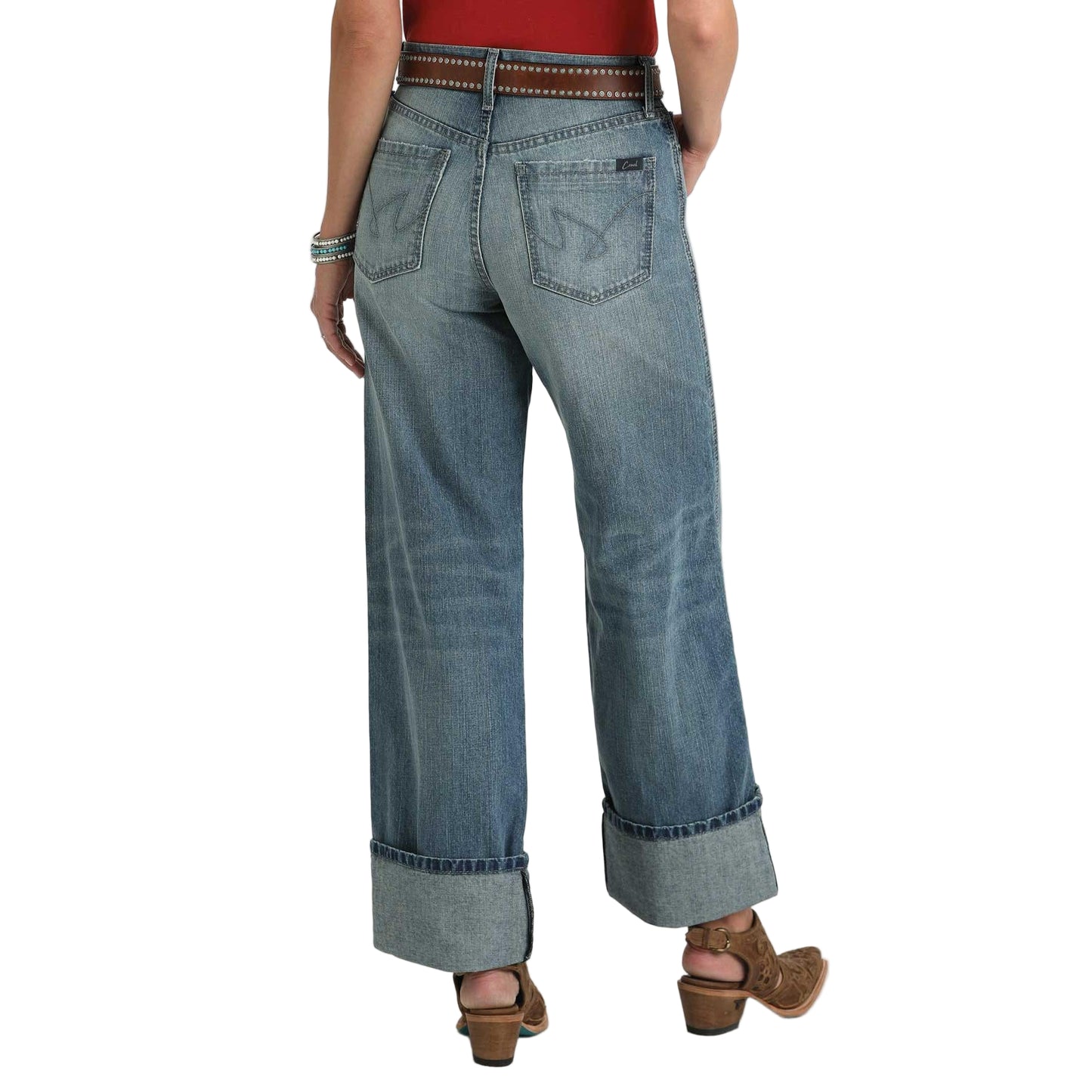 Cruel Women's Quinn High Rise Tapered Leg Jeans - Light Stonewash