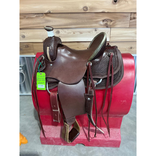 Irvine 14.5" Association Ranch Saddle-Chocolate