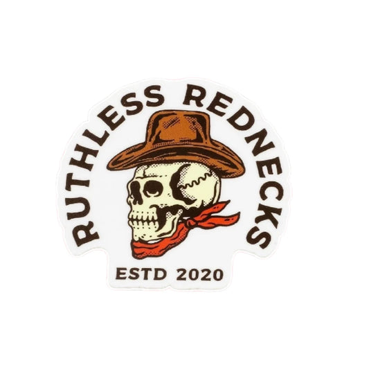 Ruthless Rednecks Buckaroo Sticker
