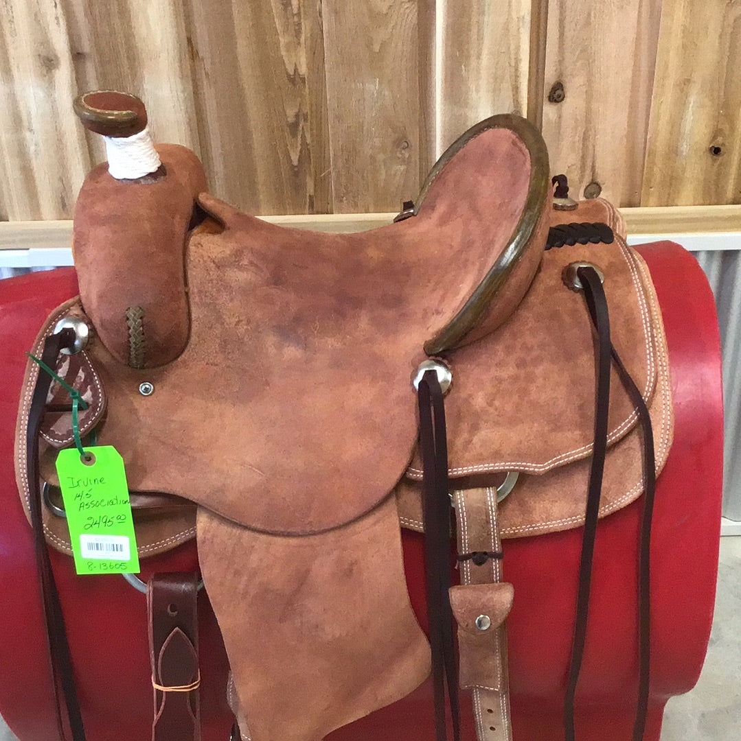 Irvine  14.5" Association Ranch Full Rough Saddle