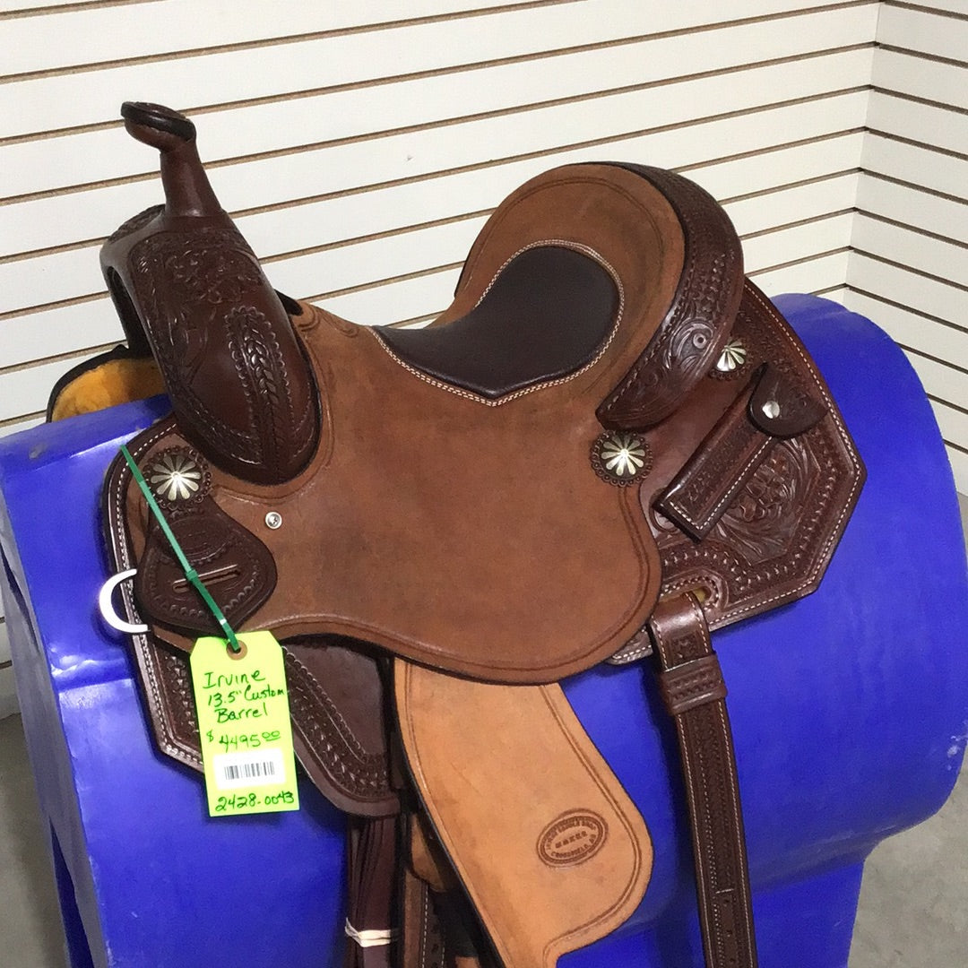Irvine Custom 13.5" Barrel Saddle