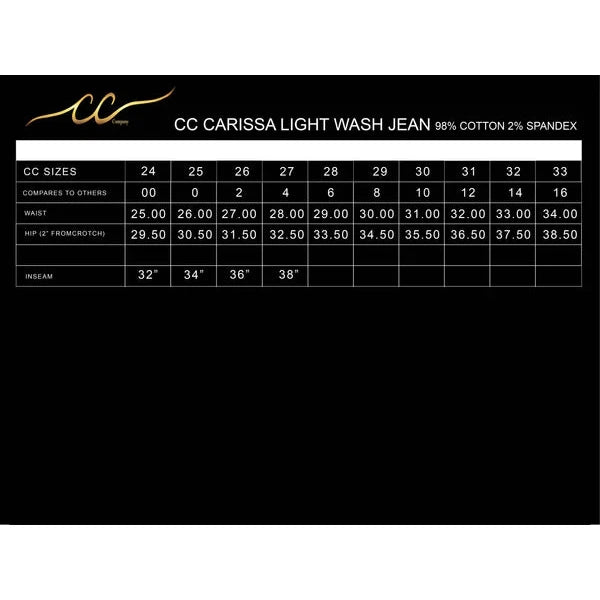 Cowgirl Couture Women's Carissa Classic Jeans - Assorted Colours