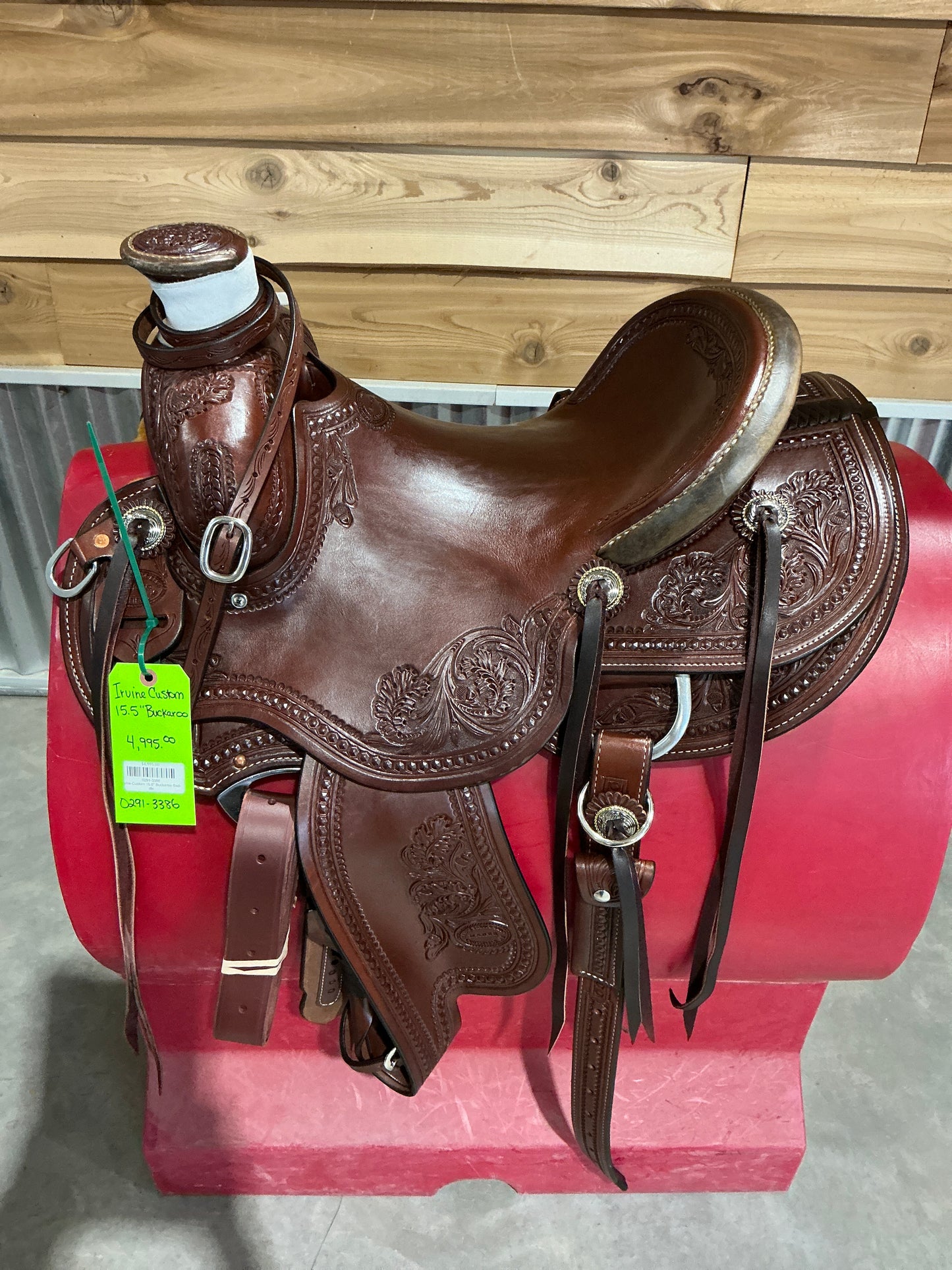 Irvine Custom 15.5" Buckaroo Saddle