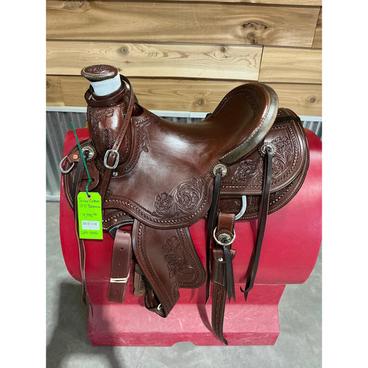 Irvine Custom 15.5" Buckaroo Saddle