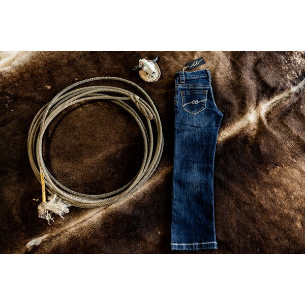 Cowgirl Couture Toddler Boy's Classic Fit Jeans - Dark Wash