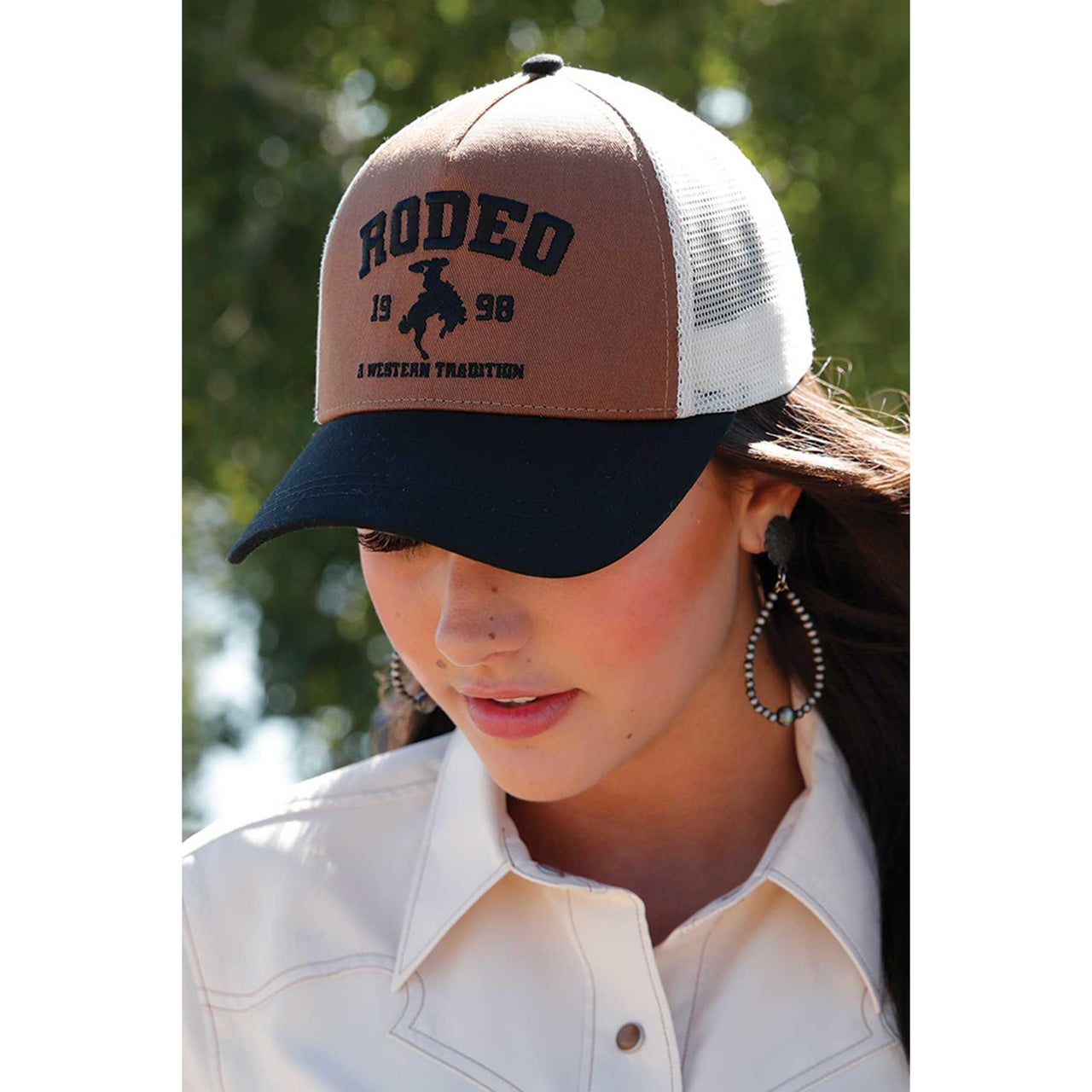 Cinch Women's Rodeo Trucker Cap - Brown