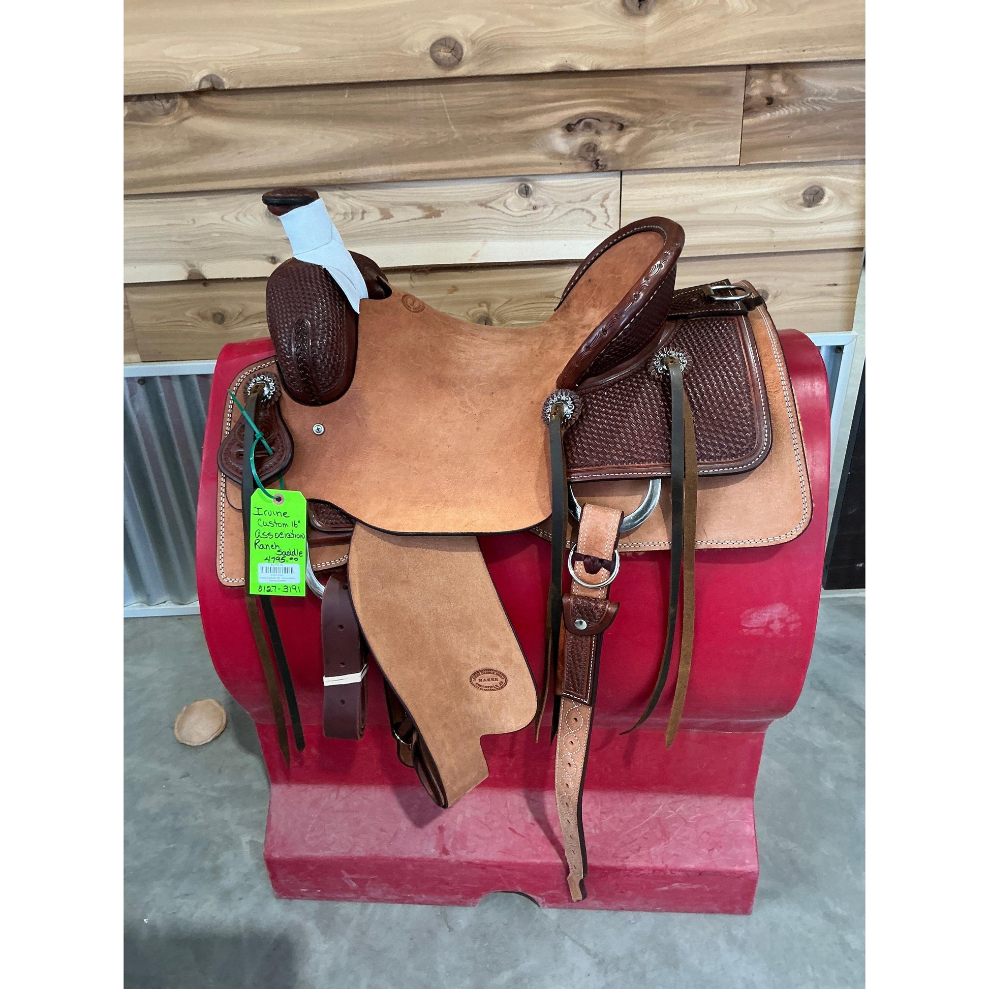 Irvine Custom 16"  Association Ranch Saddle - Irvine Tack & Western Wear