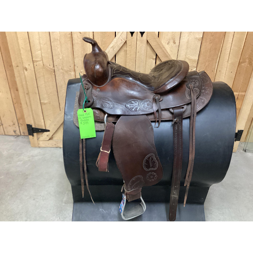 Used 13.5” CS Western Saddle