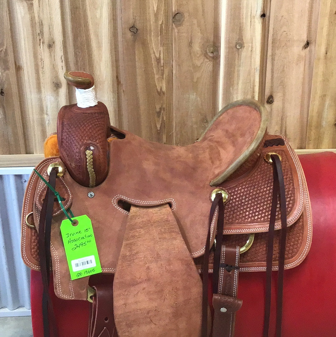 Irvine  15"  Association Ranch Riggin Seat Saddle