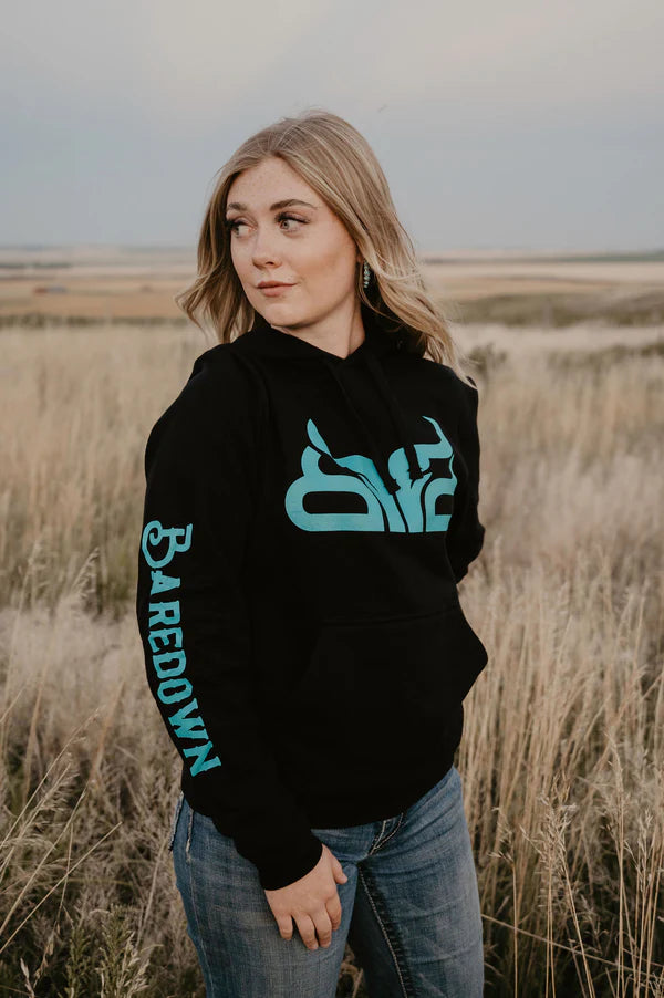 Baredown Unisex Cowpoke Hoodie - Multiple Black & Colours Combinations